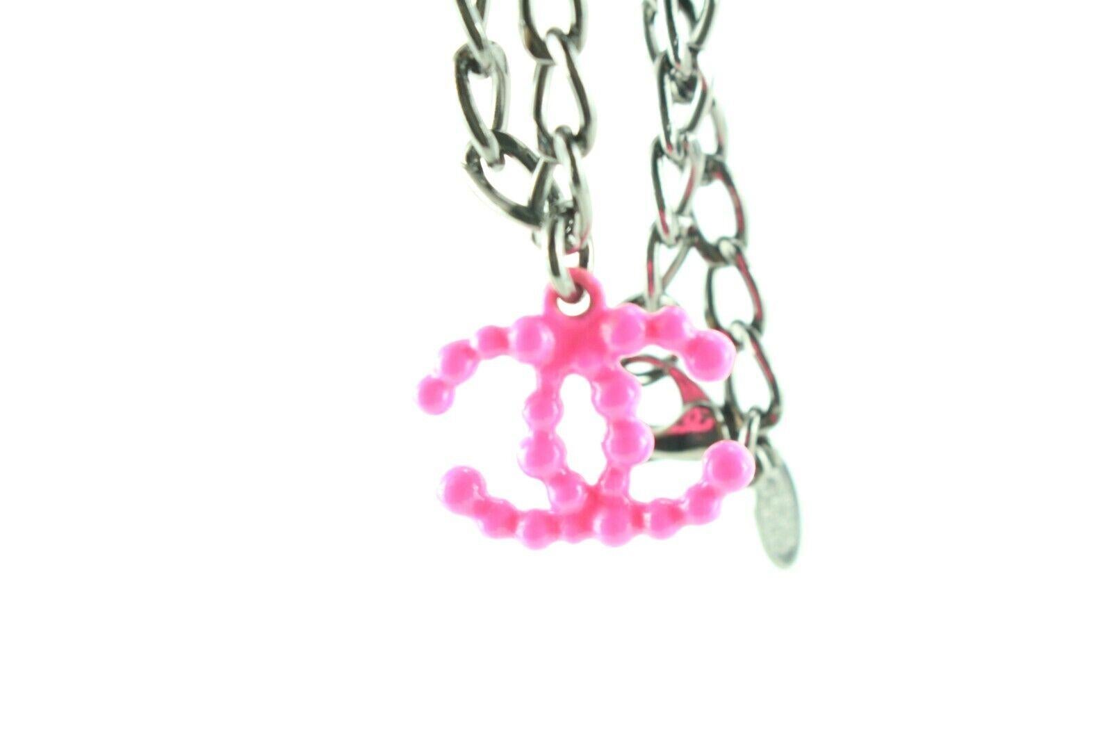 Chanel 04a Pink CC Necklace Chain Jewelry 2CK419C 3