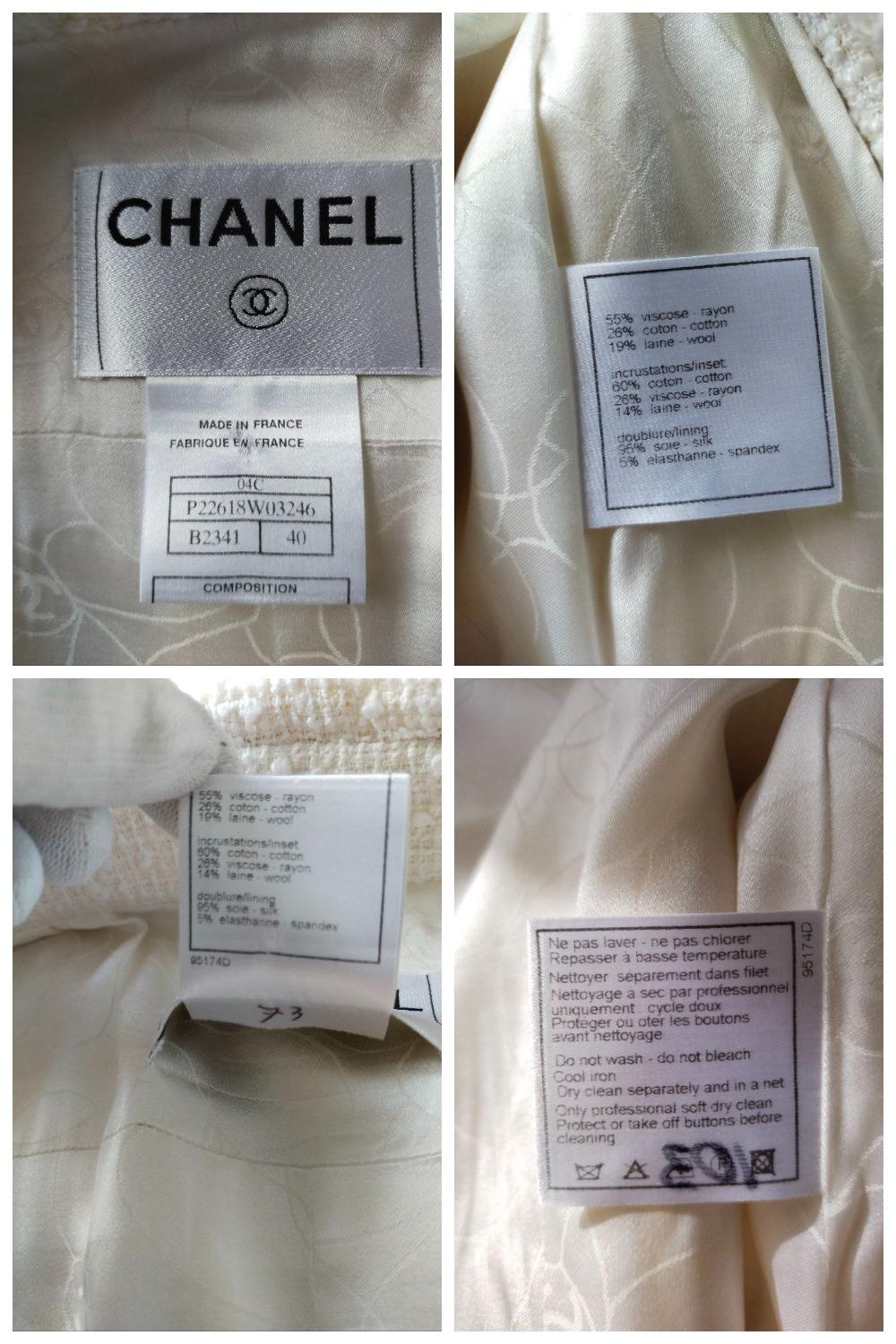 Chanel 04c 2004 cruise logo by Karl Lagerfeld Pre-Owned coat 4