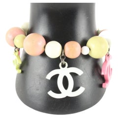 Chanel 04C Multicolor CC Logo Bracelet 28ck824s