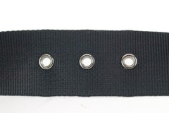 Ceinture Chanel 04P 85/34 à motif de tapis Cassette en nylon rouge et noir 53ck77s