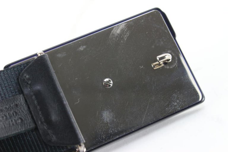 Chanel 04P 85/34 Cassette Tape Motif Belt Black Red Nylon  display picture 1
