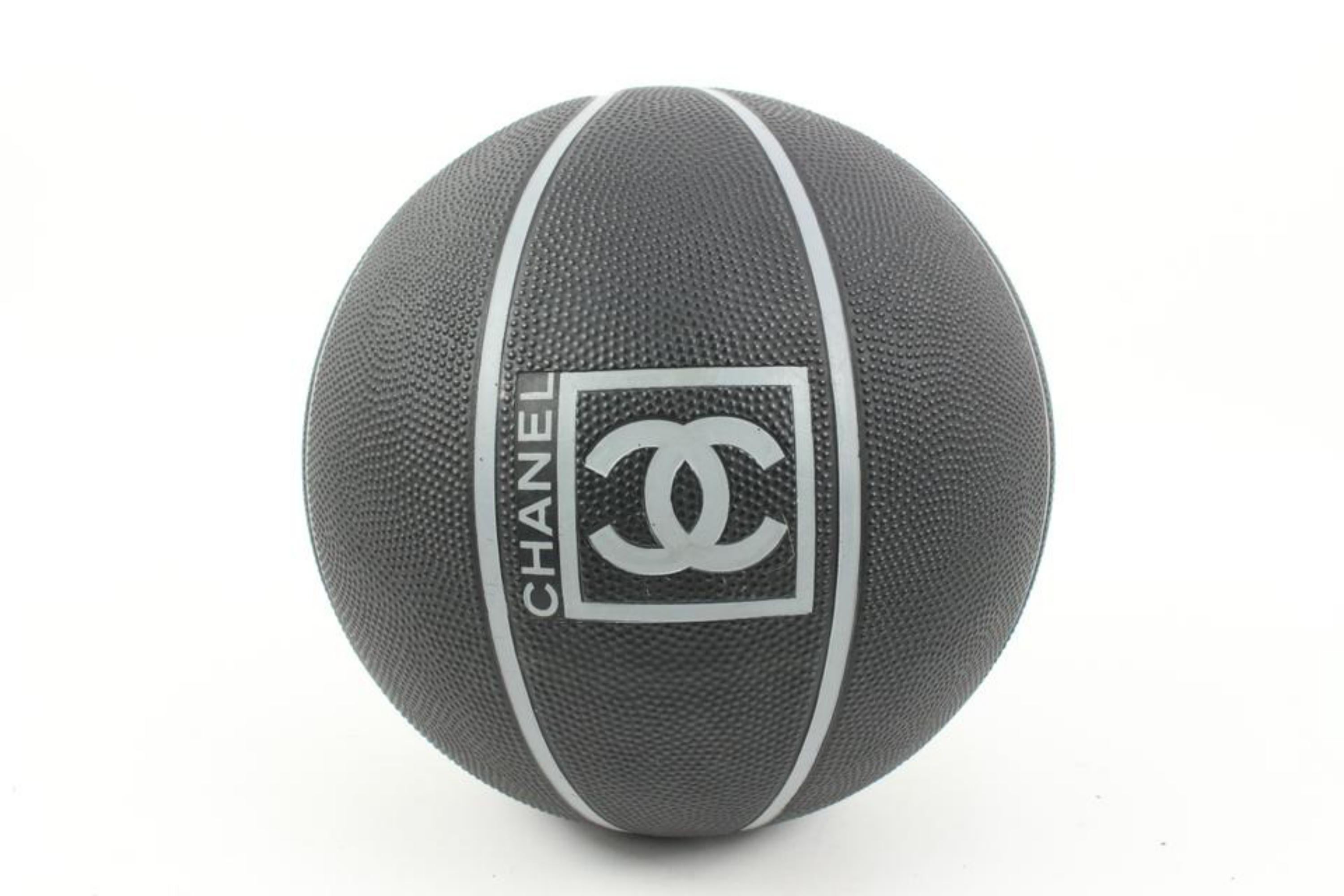 Chanel 04P Black x Grey Sports Logo CC Basketball with Net Bag 6ca126s 2