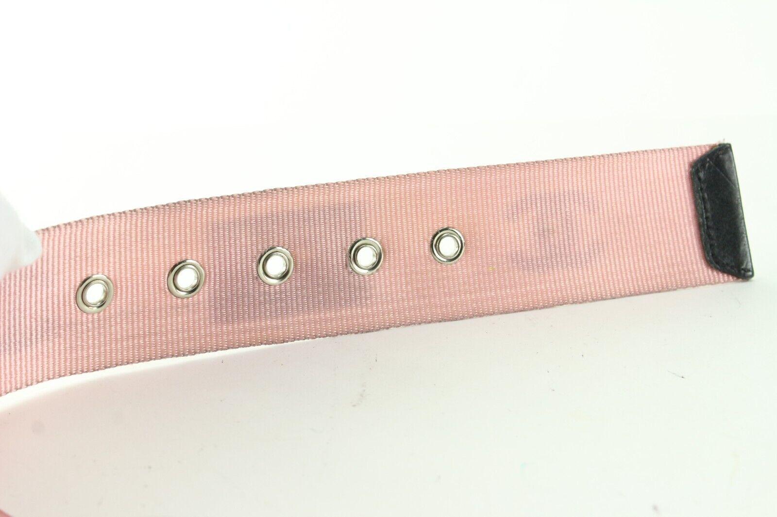 Chanel 04P Size 75/30 Pink Cassette Tape Belt 1CC615K For Sale 2
