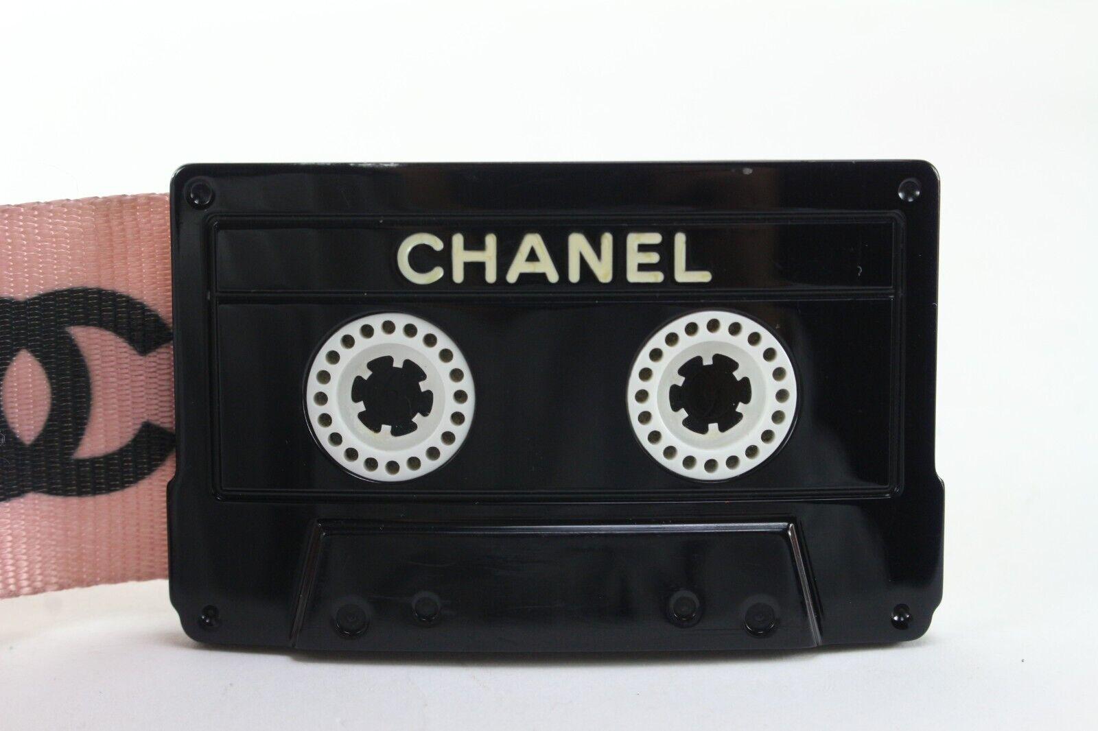 Chanel 04P Size 75/30 Pink Cassette Tape Belt 1CC615K For Sale 4