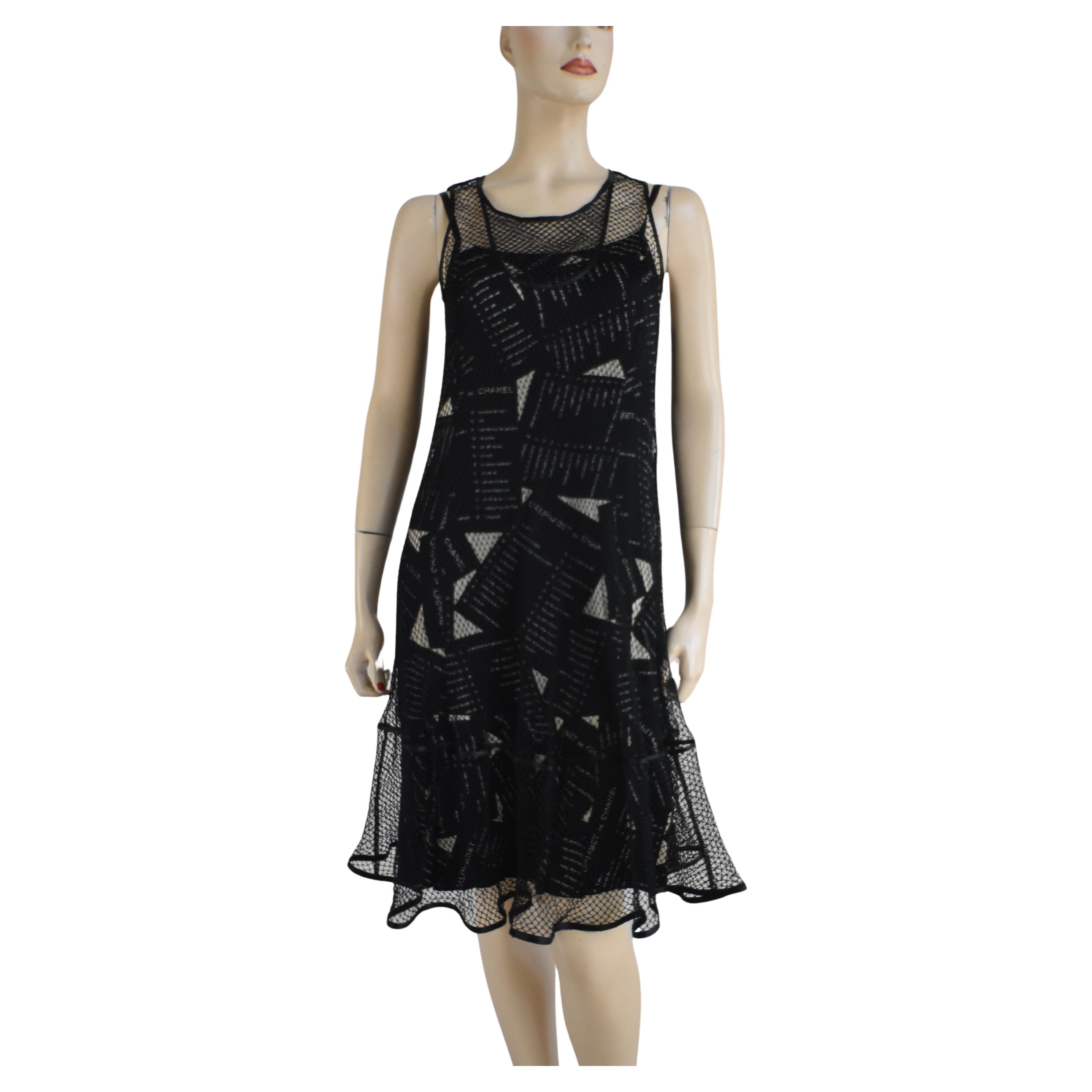 Chanel 05A Fall 2005 Runway 2 Piece dress 40 Mint For Sale