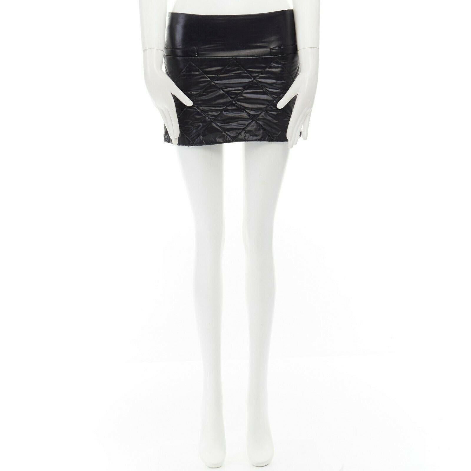 black nylon skirt