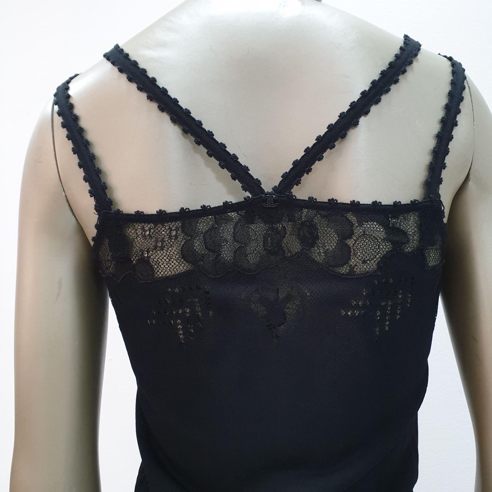 Women's Chanel 06P Black Lace Dress
