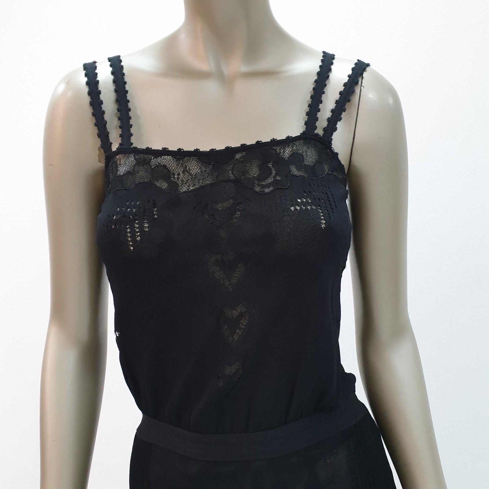 Chanel 06P Black Lace Dress 4