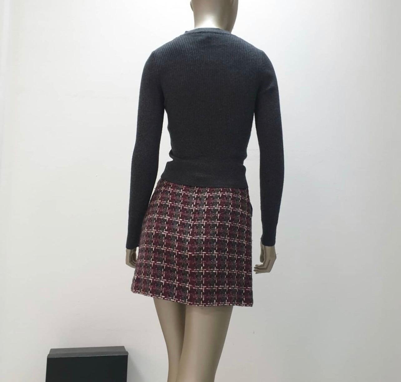 Women's Chanel 07A Tweed Skirt Set