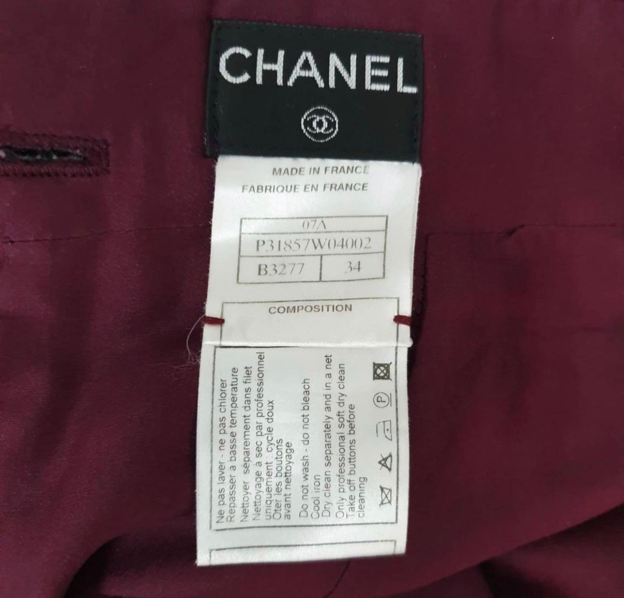Chanel 07A Tweed Skirt Set 2