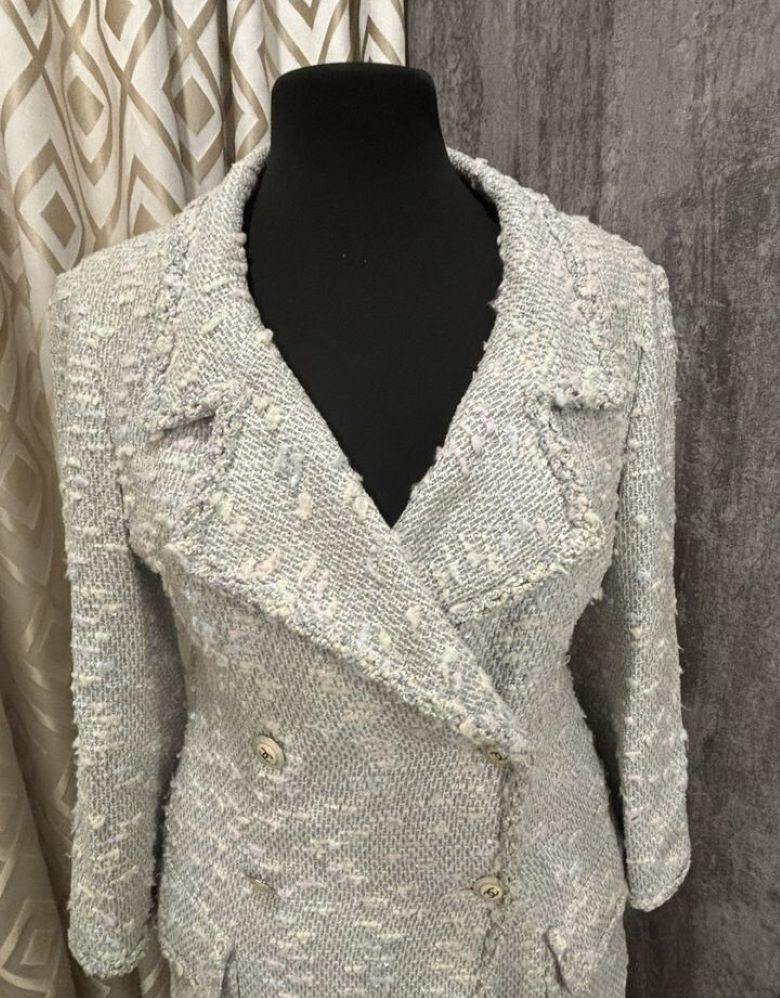 Chanel 07c 2007 pasarela crucero /  resort by Karl Lagerfeld Abrigo usado Gris en venta