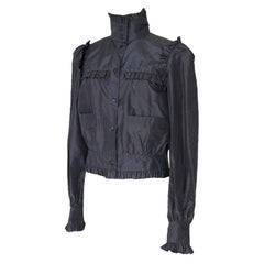 Chanel 07C Jacket Feather Light Silk Faille 42 / 8 znew