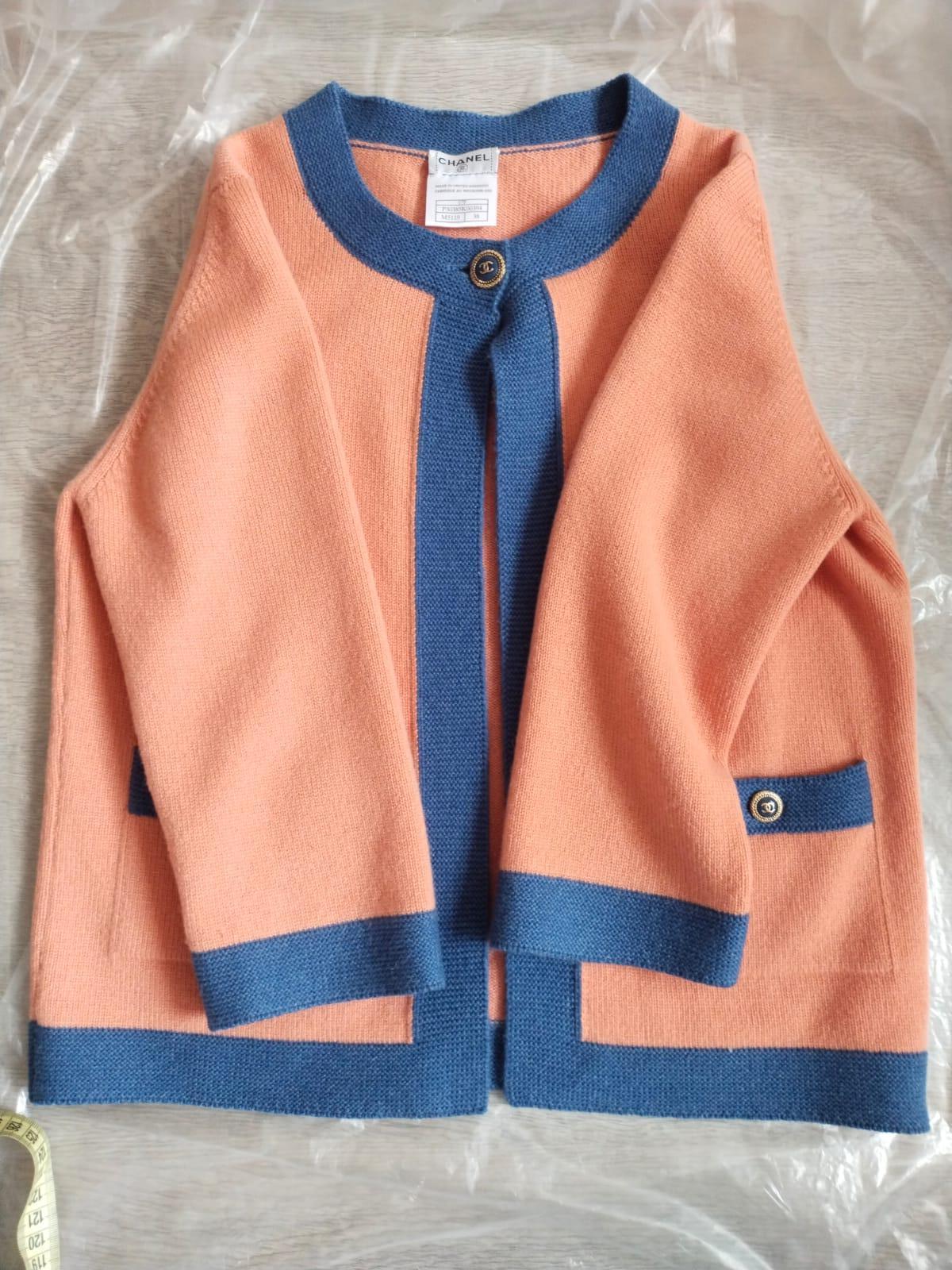 Chanel 07P Karl Lagerfeld cashmere cardigan Spring/Summer 2007 For Sale 12