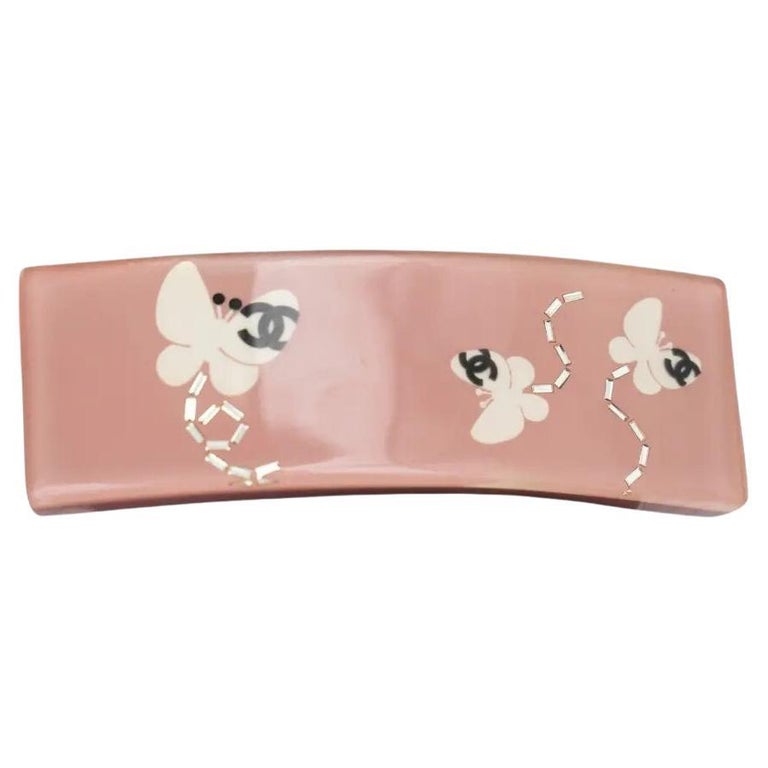 Louis Vuitton Monogram Inclusion Barrette - Pink Hair Accessories