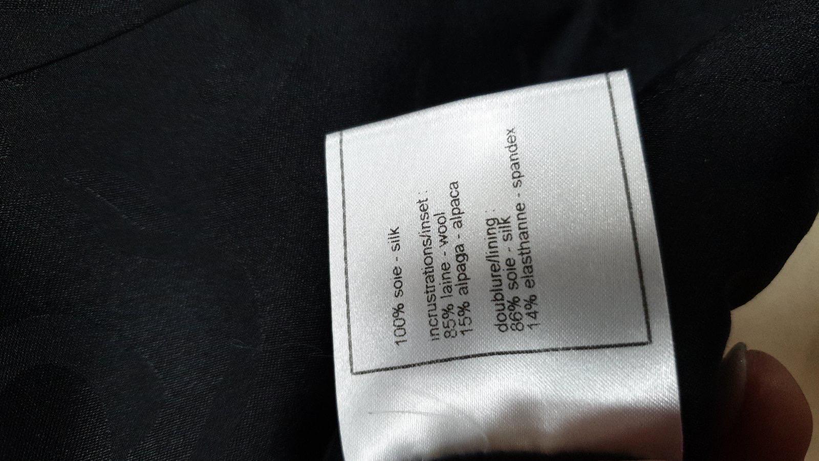 Chanel 08A Black White Tweed Blazer Jacket 5