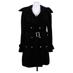 CHANEL 08A Samtmantel / Samtmantel aus der Karl-Lagerfeld-Kollektion