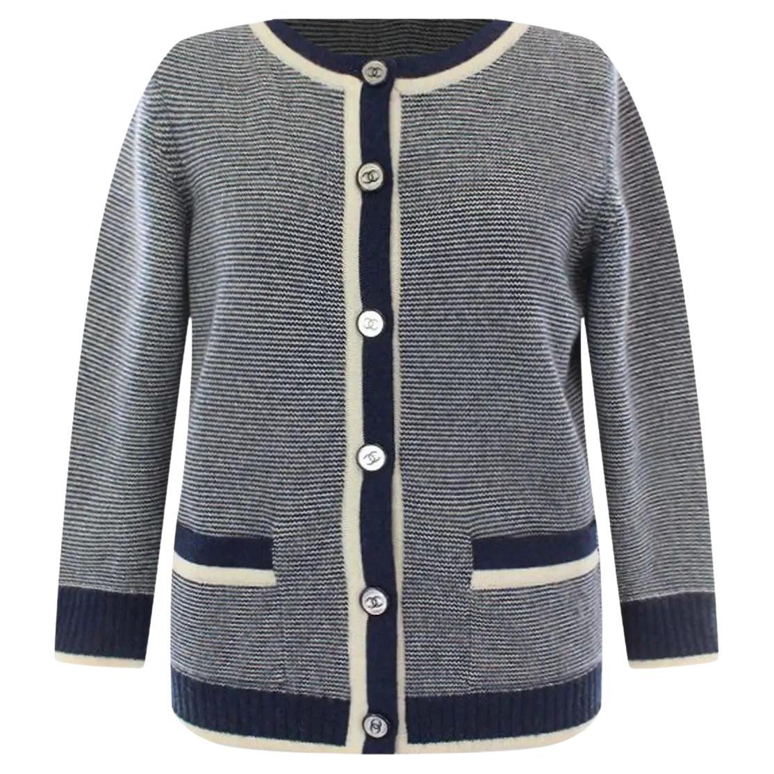 Chanel 08C 2008 Cruise Resort cashmere cardigan Claudia Schiffer Katie Holmes For Sale