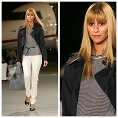 CHANEL 08C 2008 Karl Lagerfeld drawstring waist / Halter Neck Stretch Top