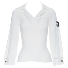 Polo Chanel White size 36 FR in Cotton - 31533172