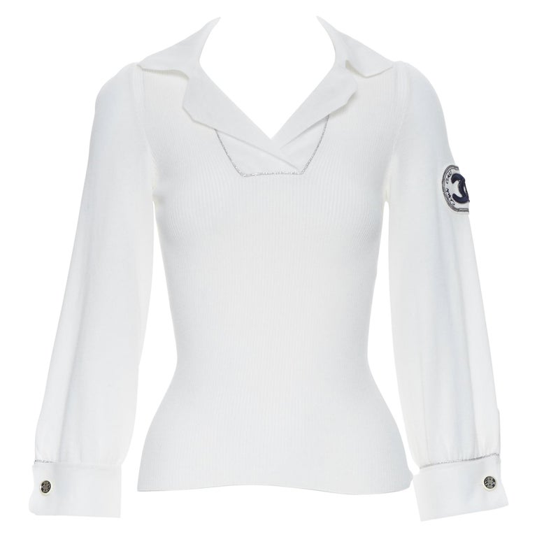 Chanel christmas t-shirt 2008 White Cotton ref.293160 - Joli Closet