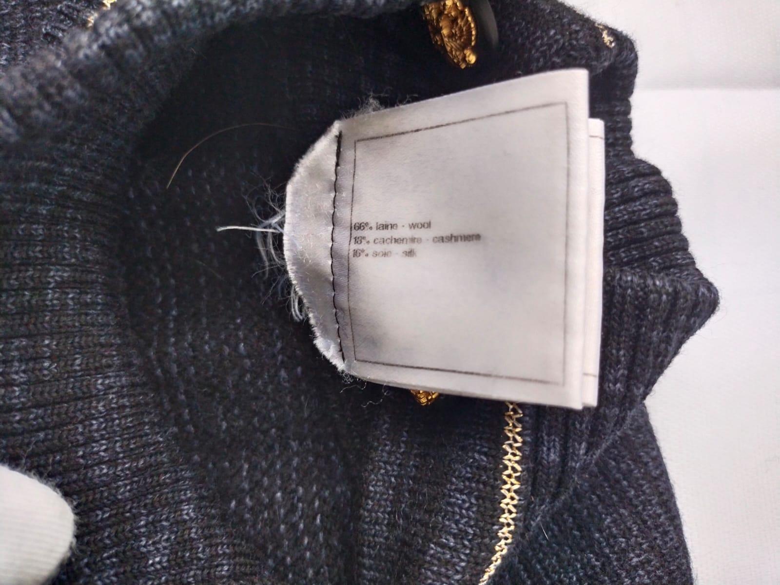 CHANEL 09A CC Moscow – Paris 2009 Karl Lagerfeld sweater pullover rare For Sale 10