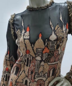 Chanel 09A Paris-Moscou Skyline Dress