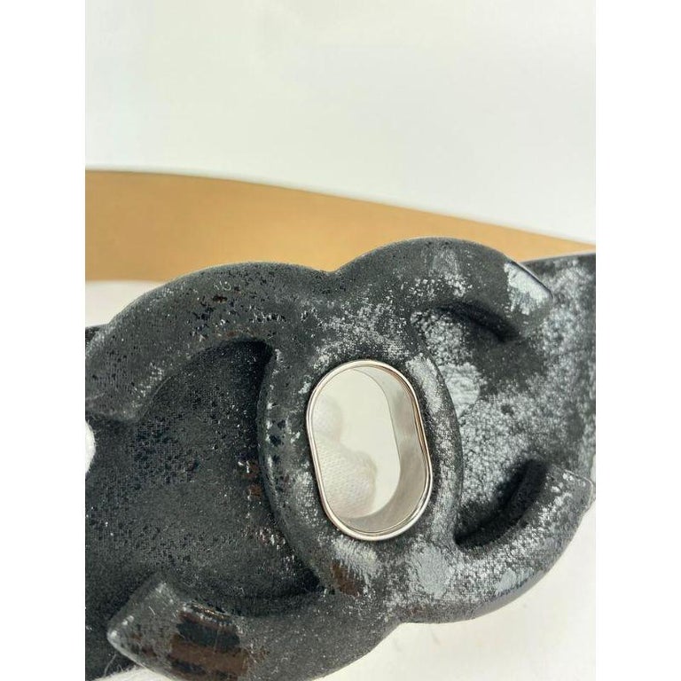 Chanel 09A Turnlock CC Black Belt 861887 For Sale at 1stDibs  display picture 1