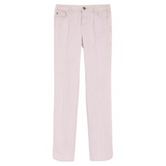 Chanel 09P Jean rose FR38 Pink denim Jeans Pants UK10 US8
