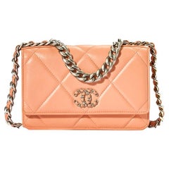 Chanel 10 Wallet On Chain Trapuntata Pesca