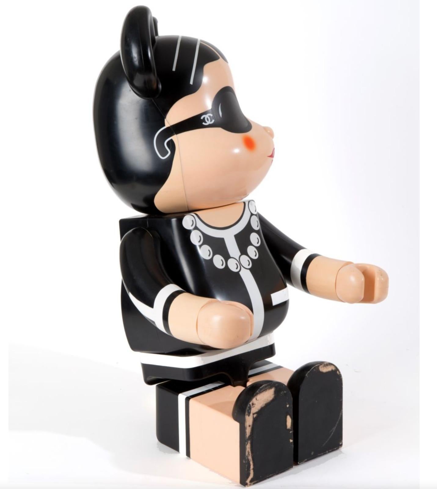 Chanel 1000% Bearbrick Medicom Limited Edition Rare Collector For Sale ...