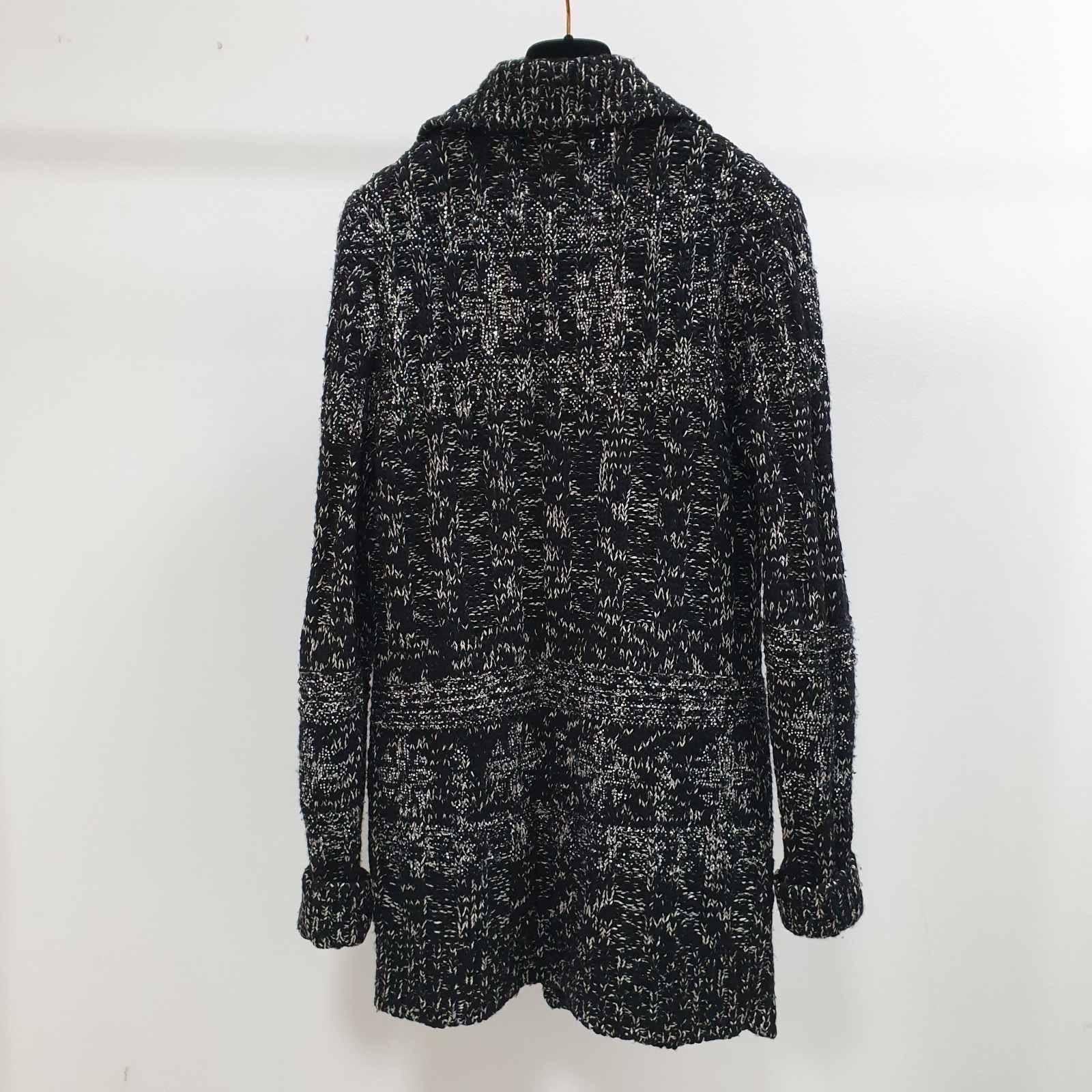 CHANEL 10A Knit Coat Jacket For Sale 3