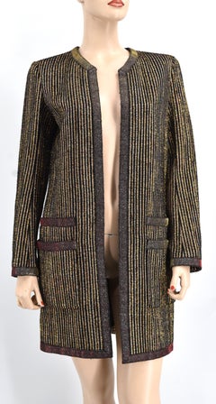 Chanel 10C Cruise 2010 Most Wanted Jacket CC Logo FR 38