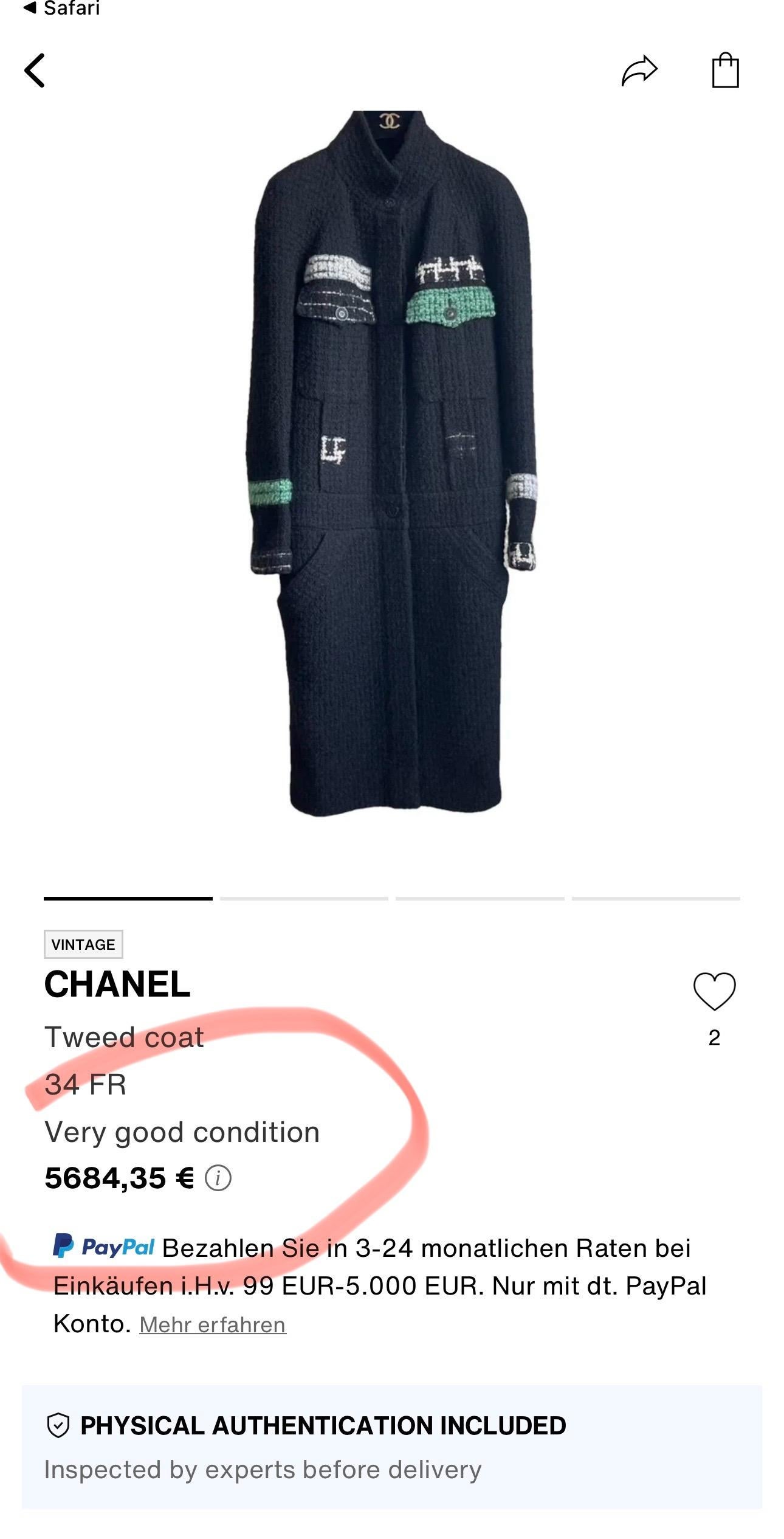 Chanel 10K$ Jewel Belt Black Tweed Coat In New Condition In Dubai, AE