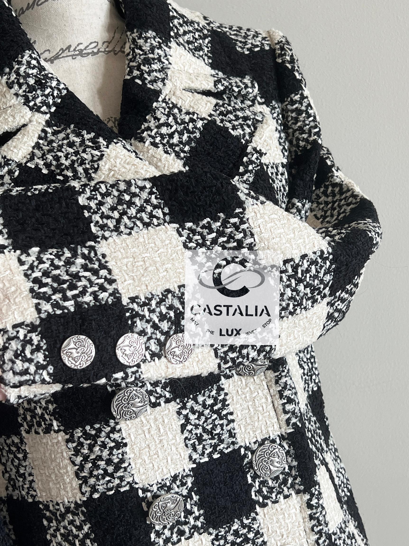 Chanel 10K$ New Pharrell Williams Style Runway Tweed Jacket 36 FR 7