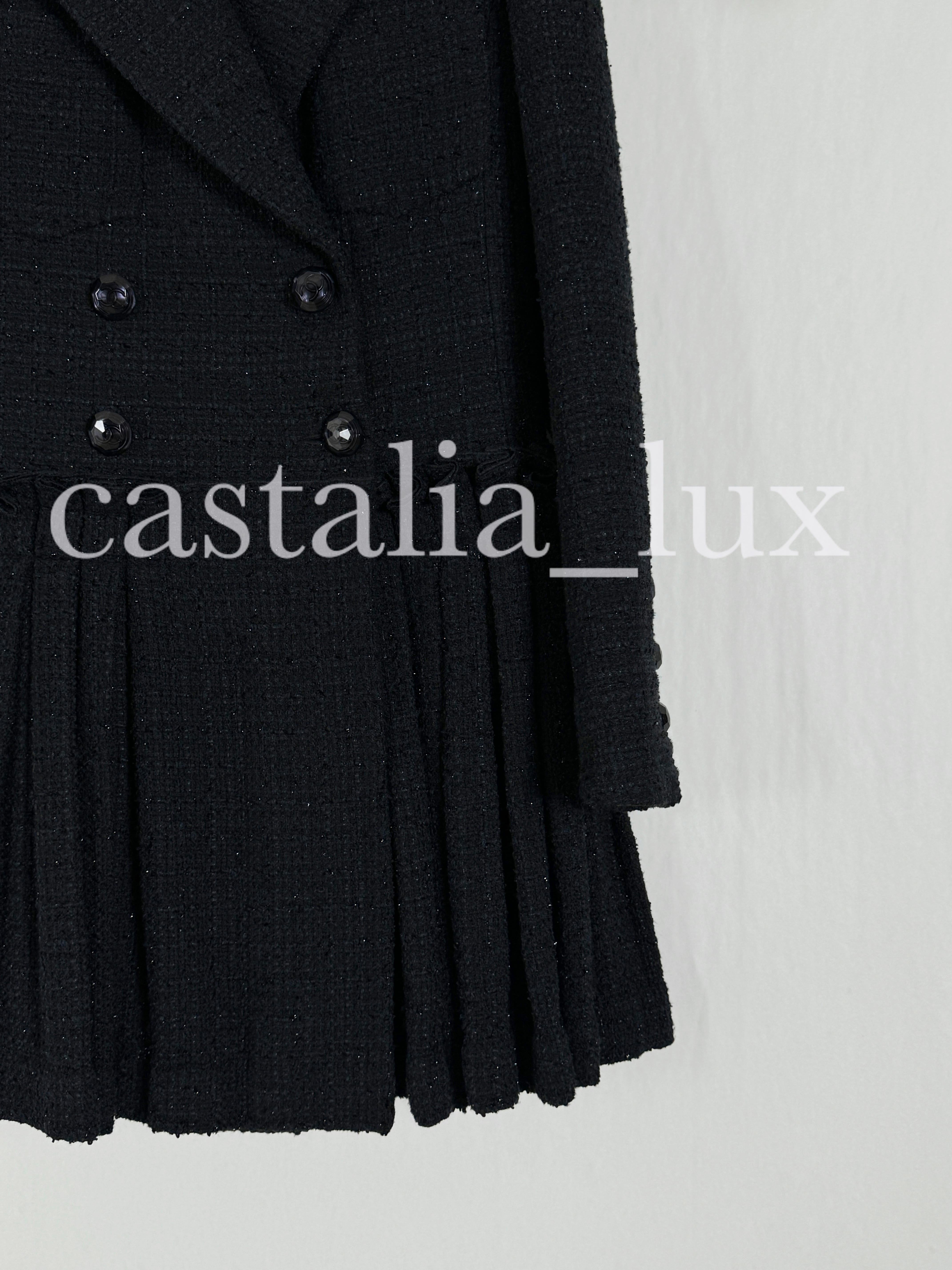 Chanel 10K$ New Runway Black Jacket Robe 6