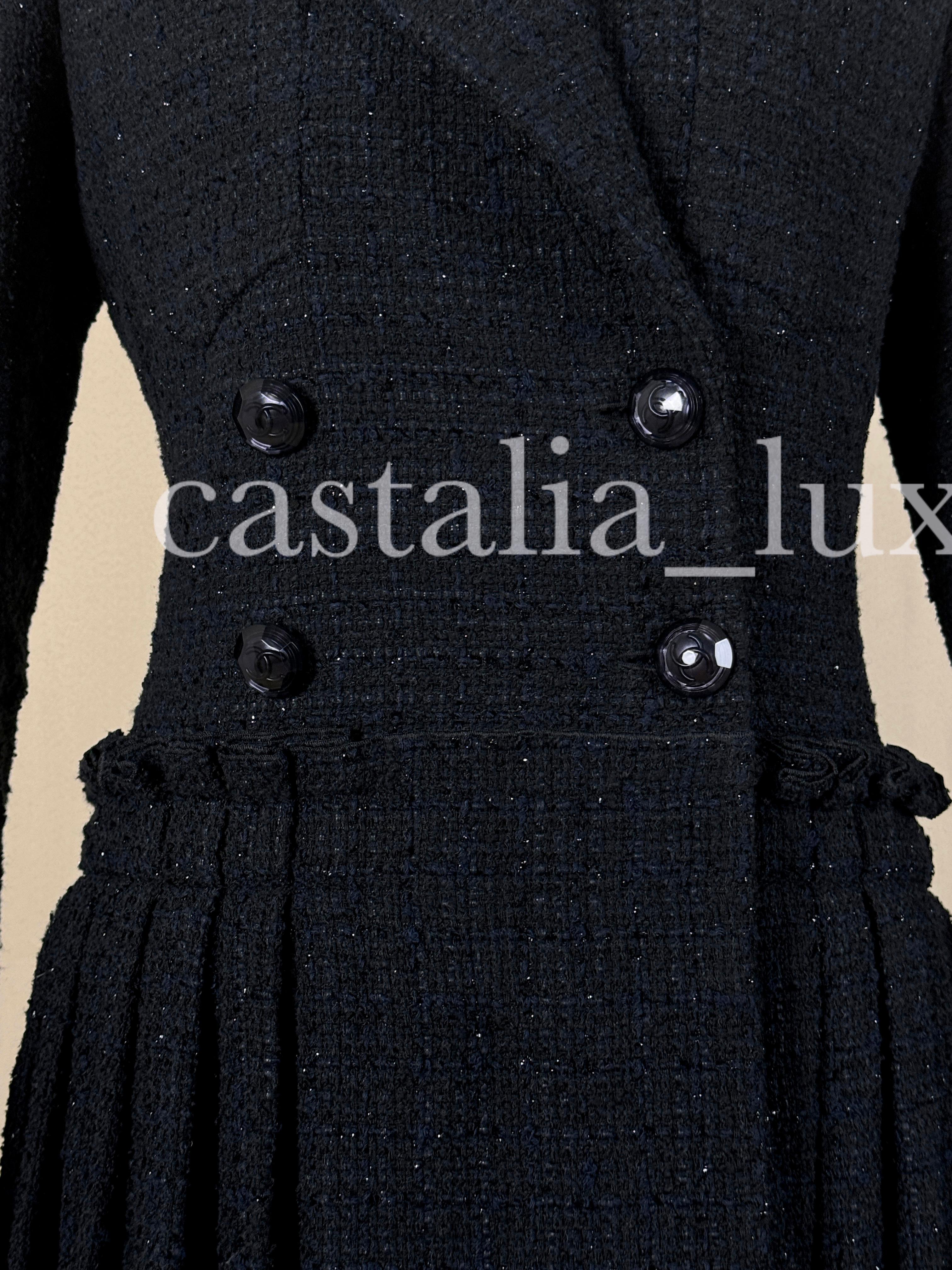 Chanel 10K$ New Runway Black Jacket Robe 7