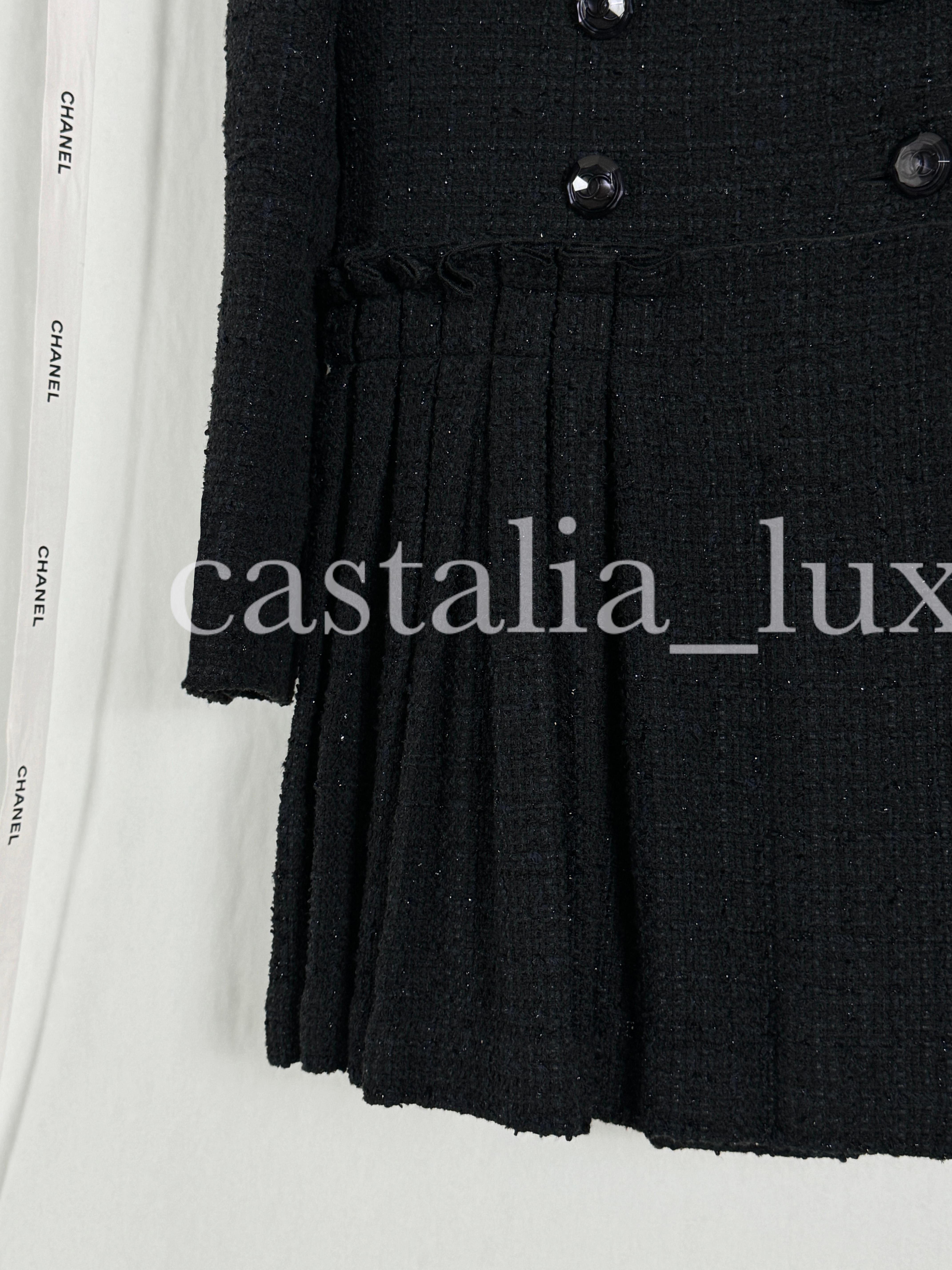 Chanel 10K$ New Runway Black Jacket Robe 10