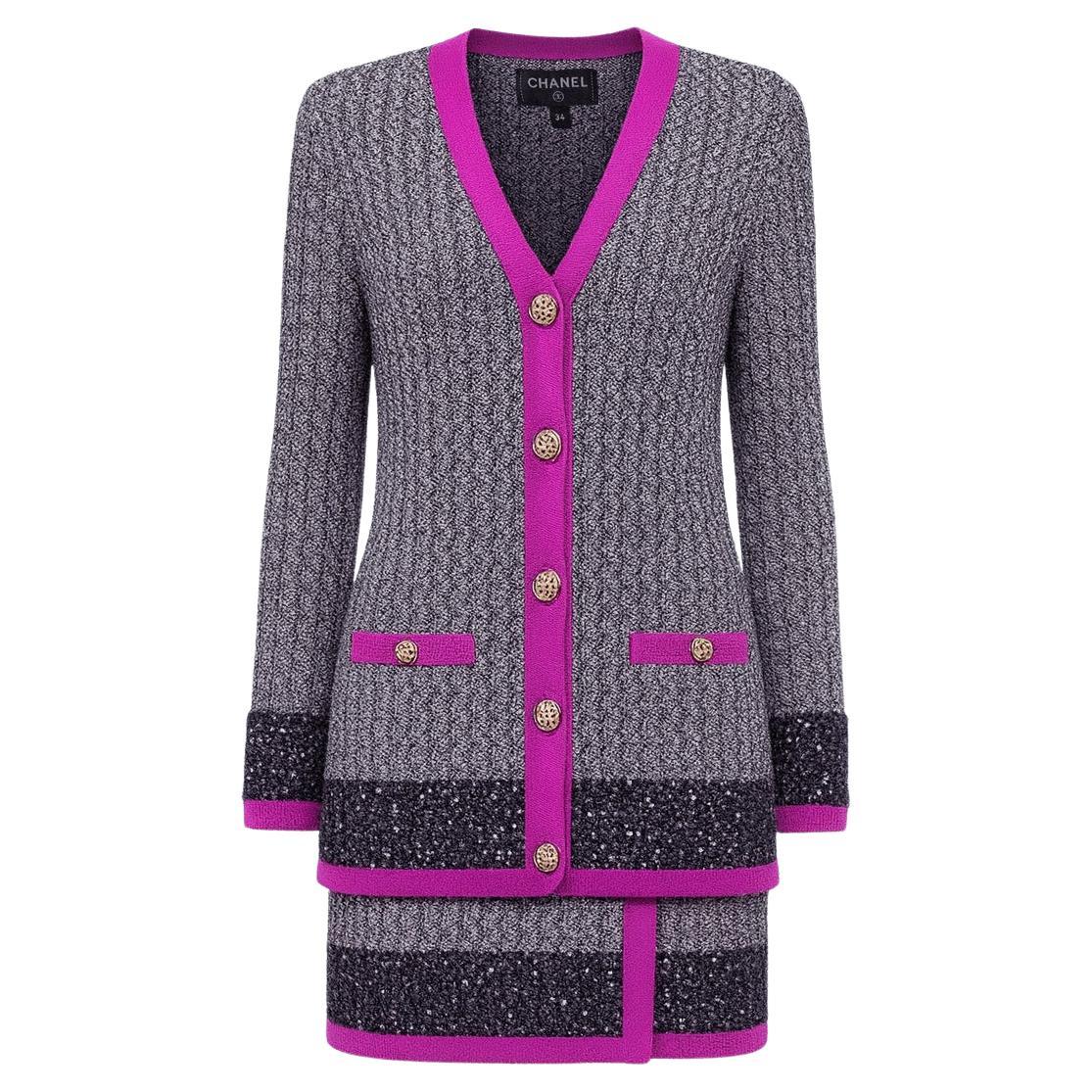 CHANELl 10K$ New Sequin Embellished Ensemble 34 FR