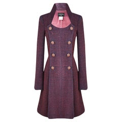 Vintage Chanel 10K Paris / Bombay CC Jewel Buttons Tweed Coat