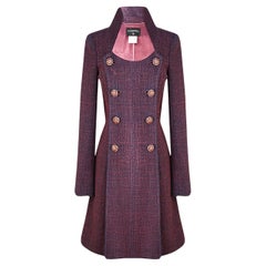 Chanel 10K$ París / Bombay CC Abrigo de tweed con botones joya