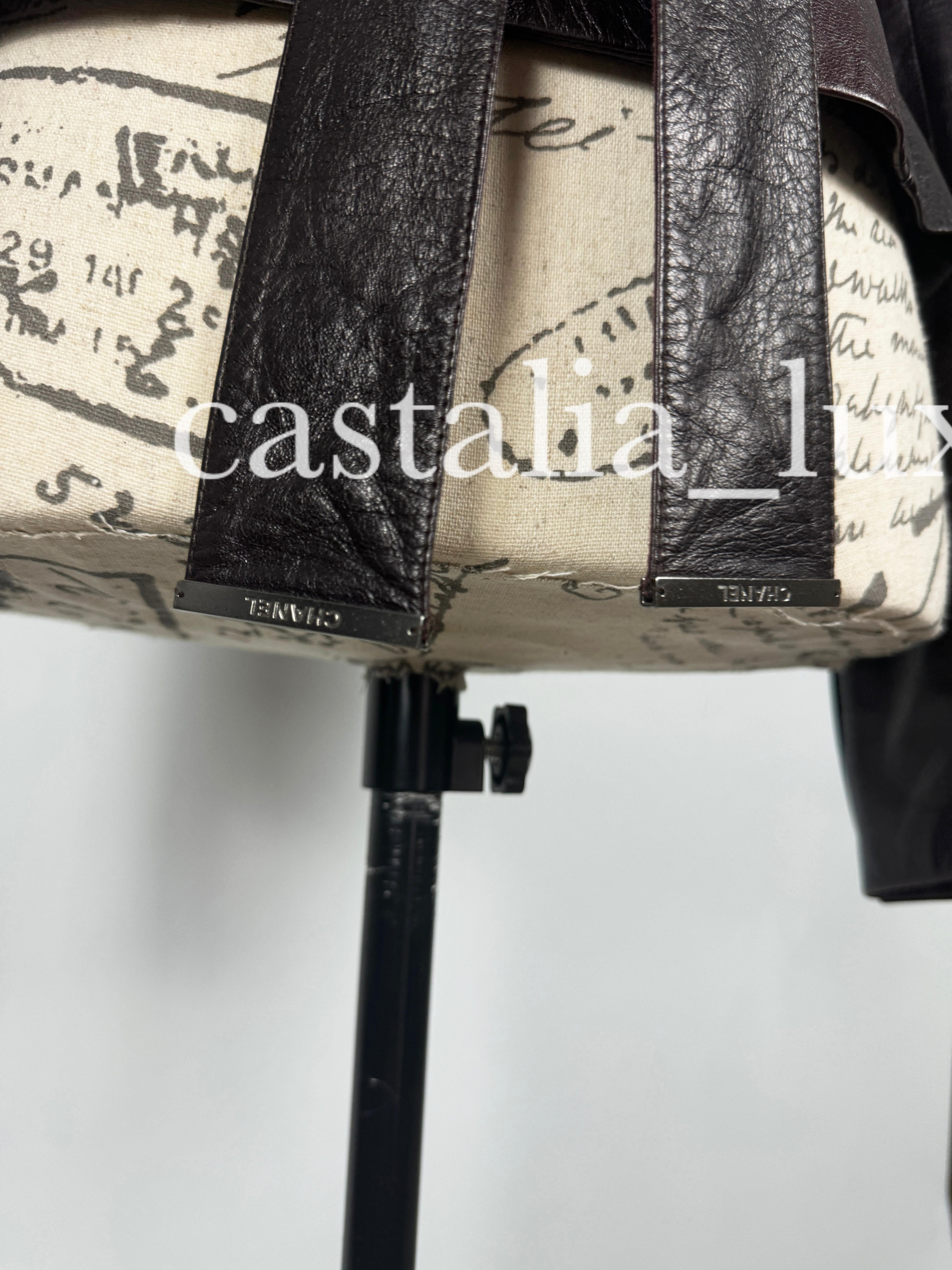 Chanel 10K Rarest Paris / Bombay CC Buttons Leather Jacket 5