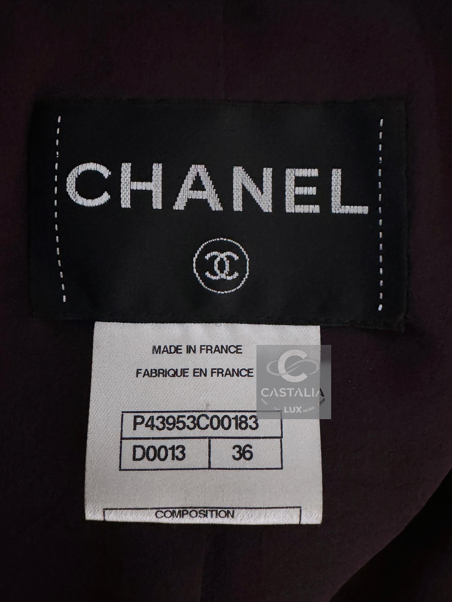 Chanel 10K$ Rarest Paris / Bombay CC Buttons Leather Jacket 7