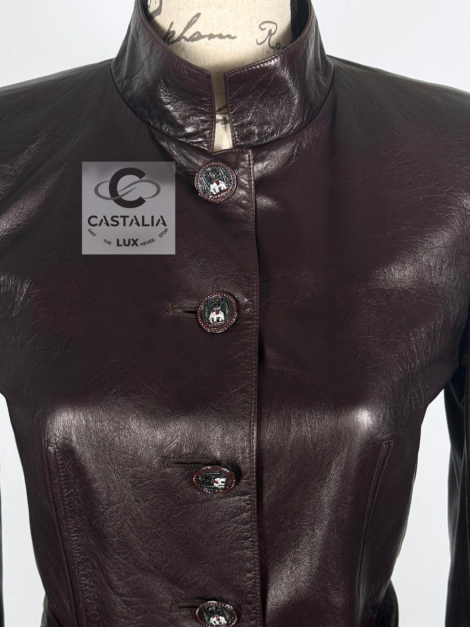 Chanel 10K$ Rarest Paris / Bombay CC Buttons Leather Jacket 1