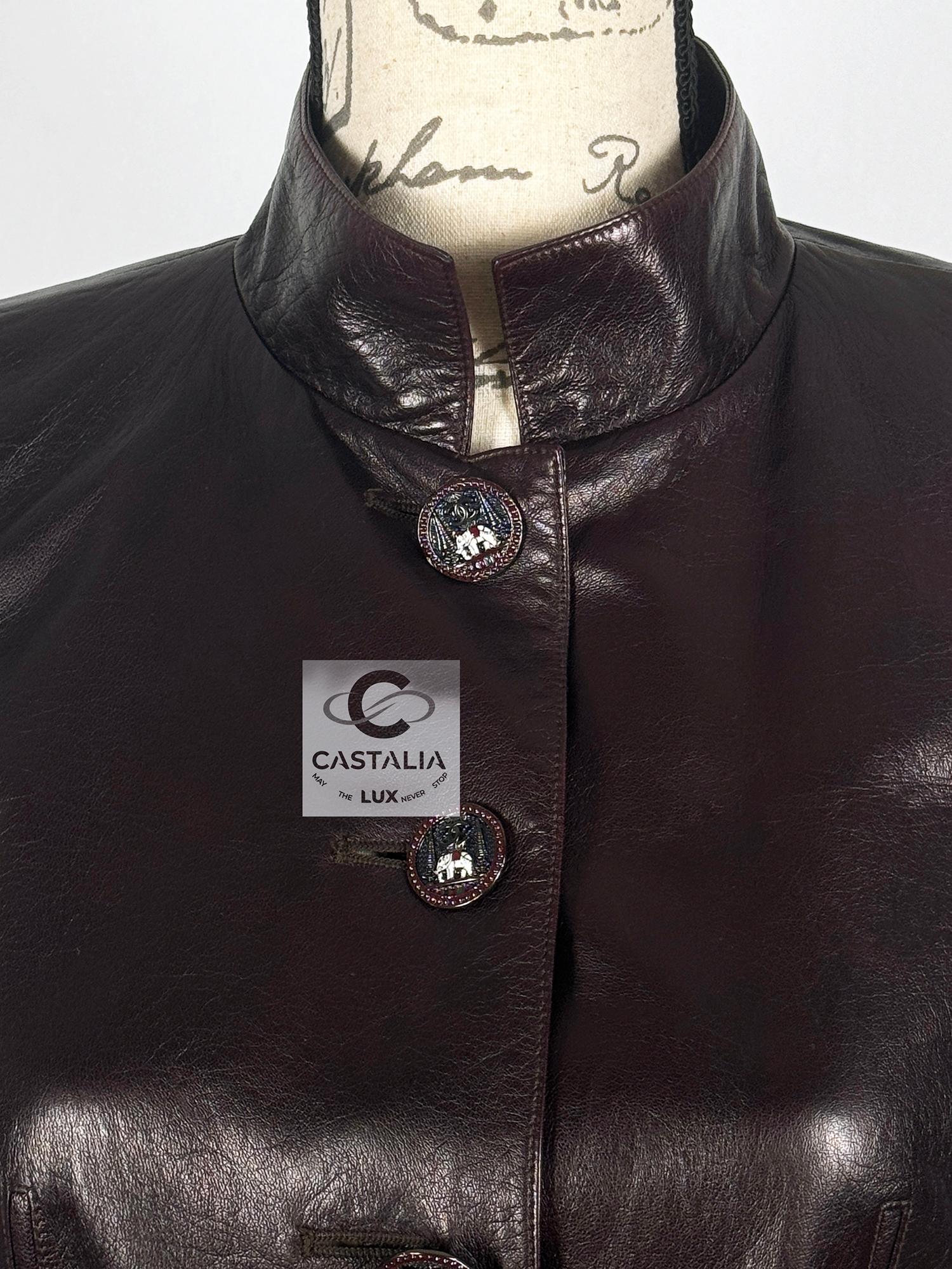 Chanel 10K$ Rarest Paris / Bombay CC Buttons Leather Jacket 2