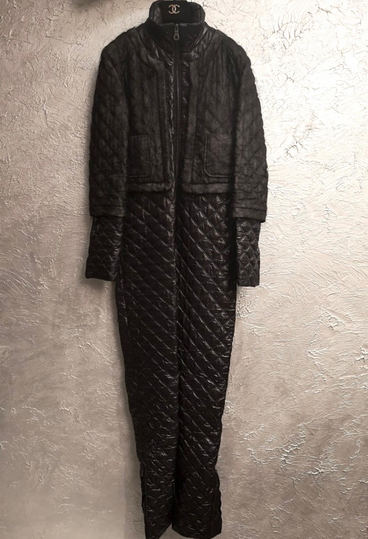 Chanel 10K$ Super Rare Luxurious Quilted Runway Jumpsuit For Sale 7