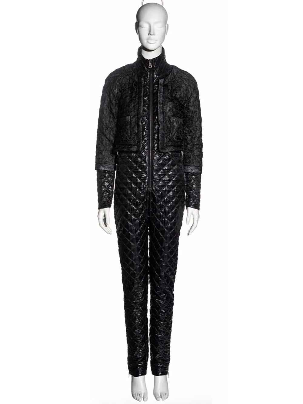 Women's or Men's Chanel 10K$ Super Rare Luxurious Quilted Runway Jumpsuit For Sale