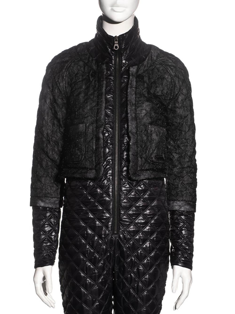 Chanel 10K$ Super Rare Luxurious Quilted Runway Jumpsuit For Sale 2