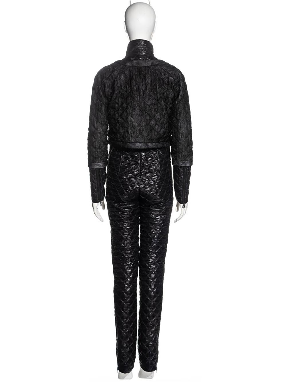 Chanel 10K$ Super Rare Luxurious Quilted Runway Jumpsuit For Sale 4