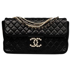 Chanel 11.12 Classic Diamond Stitch Pearl Medium Classic Westminster Flap Bag