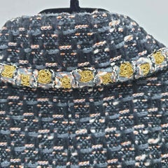 Chanel 11A  Paris Byzance Tweed Jacket Blazer Coat